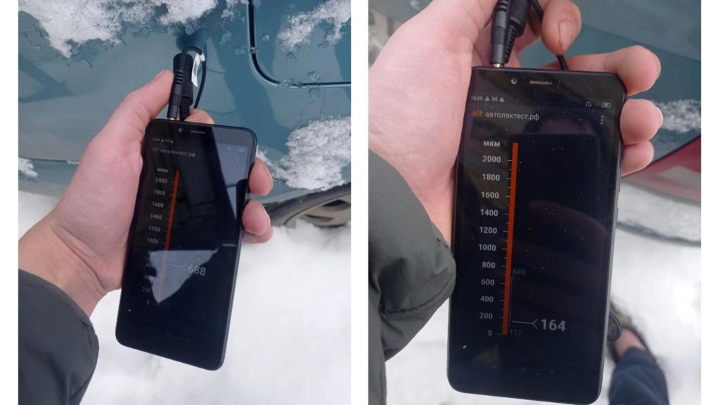 Толщиномер за 1500 рублей, работающий от телефона